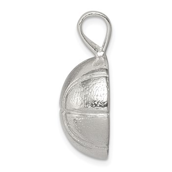Sterling Silver Basketball Charm — alternate view