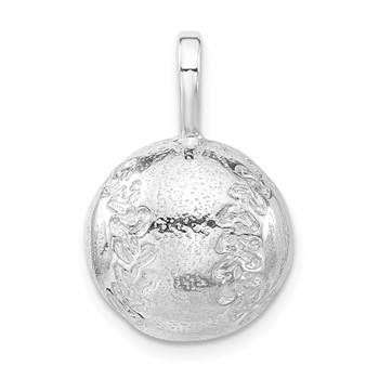Sterling Silver Baseball Charm
