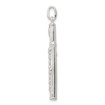 Sterling Silver Flute Charm — alternate view