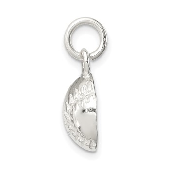 Sterling Silver BASEBALL Charm — alternate view