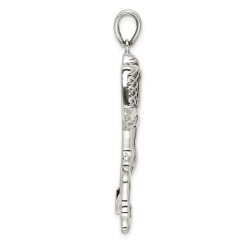 Sterling Silver Basketball Player Charm — alternate view