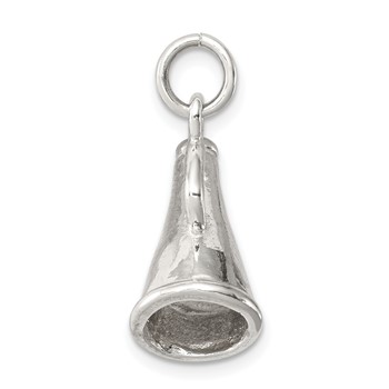Sterling Silver Megaphone Charm — alternate view