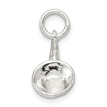 Sterling Silver French Horn Charm — alternate view
