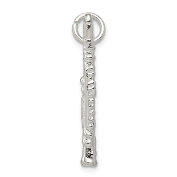 Sterling Silver Clarinet Charm — alternate view