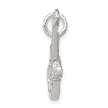 Sterling Silver Electric Guitar Charm — alternate view
