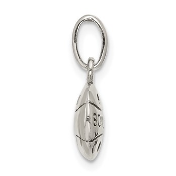 Sterling Silver Antiqued Bowling Ball and Pins Charm — alternate view