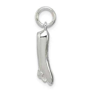Sterling Silver Ballet Slippers Charm — alternate view