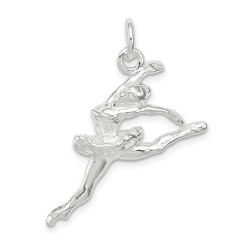Sterling Silver Ballerina Charm