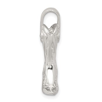 Sterling Silver Cowboy Boot Charm — alternate view