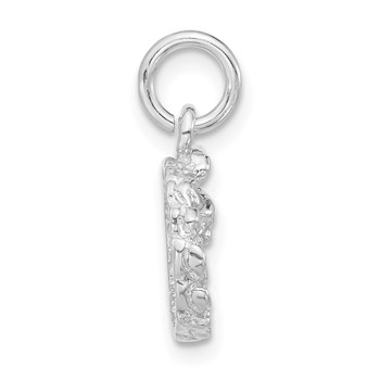 Sterling Silver Wreath Charm — alternate view