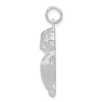 Sterling Silver Owl Charm — alternate view