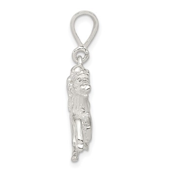 Sterling Silver Race Horse Charm — alternate view