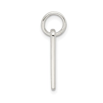 Sterling Silver Polished COURAGE/SURVIVOR Reversible Charm — alternate view