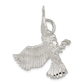 Sterling Silver Eagle Charm — alternate view