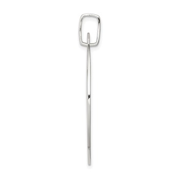 Sterling Silver Polished Pendant — alternate view