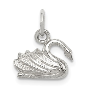 Sterling Silver Swan Charm