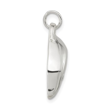 Sterling Silver Polished Dolphin Charm — alternate view