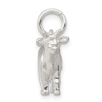 Sterling Silver Cow Charm — alternate view