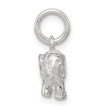 Sterling Silver Elephant Charm — alternate view