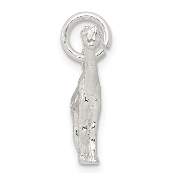 Sterling Silver Giraffe Charm — alternate view