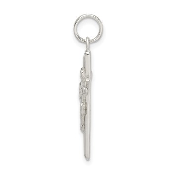 Sterling Silver Crucifix Pendant — alternate view