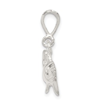 Sterling Silver Dolphin Charm — alternate view