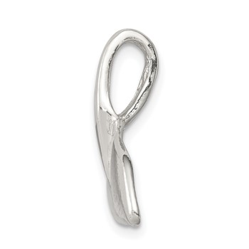 Sterling Silver Whale Tail Charm — alternate view