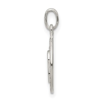 Sterling Silver Enamel MOM Charm — alternate view