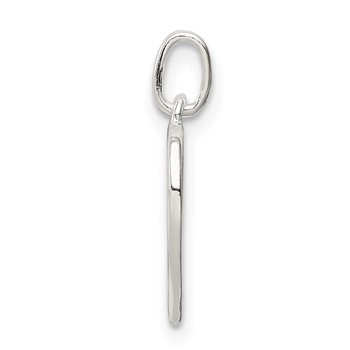 Sterling Silver Enamel MY FAMILY Heart Charm — alternate view