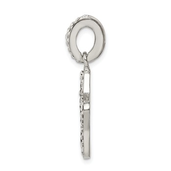 Sterling Silver Pink/White Preciosa Crystal Star Pendant — alternate view