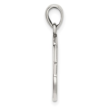 Sterling Silver I LOVE YOU TO THE MOON Antiqued Star and Moon Pendant — alternate view