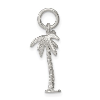 Sterling Silver Palm Tree Charm — alternate view