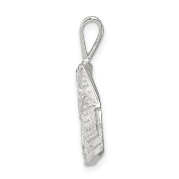 Sterling Silver House Charm — alternate view