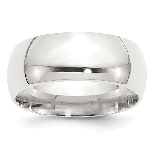 Sterling Silver 9mm Comfort Fit Size 4 Band
