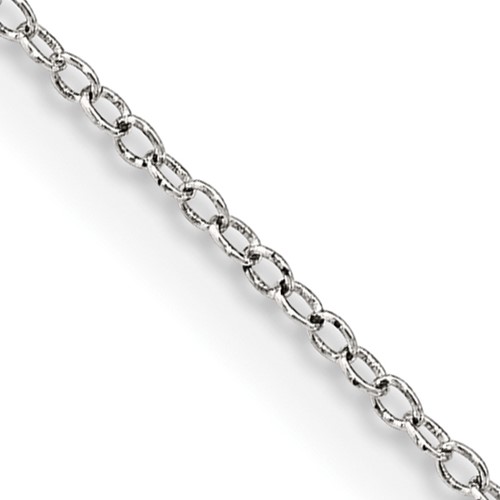 Sterling Silver 1mm Cable Chain