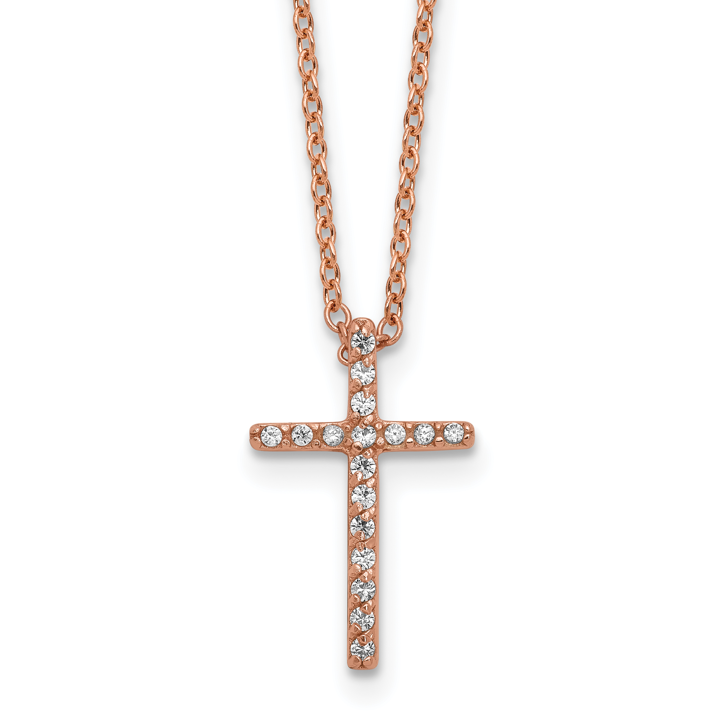 【METROCITY】★韓国★SALE★Tuborare Rose Sterling Necklace★ Sterling Silver Box Chain Necklace 16.0