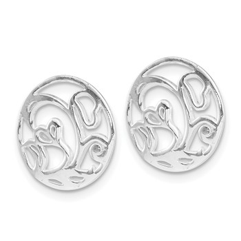 Sterling Silver Earring Enhancers — alternate view