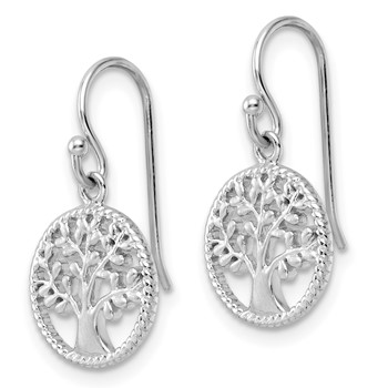 Sterling Silver RH Tree Dangle Earrings — alternate view