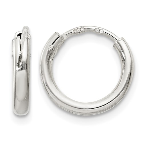 Sterling Silver 2mm Hoop Earrings