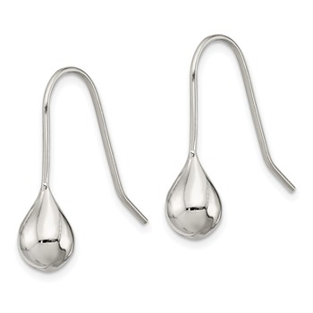 Sterling Silver Teardrop Earrings — alternate view