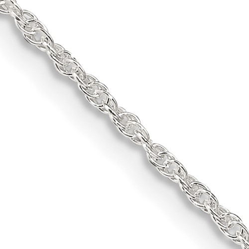 Sterling Silver 1.6mm Loose Rope Chain