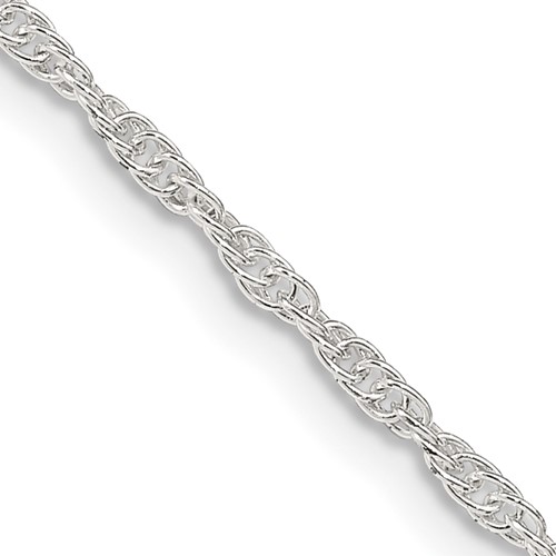 Sterling Silver 1.95mm Loose Rope Chain