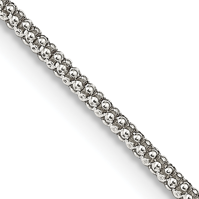 その他 CORONA CHK-C128A(W) WHITE Sterling Silver Corona Chain - Quality Gold