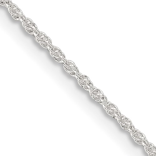 Sterling Silver 1.3mm Loose Rope Chain
