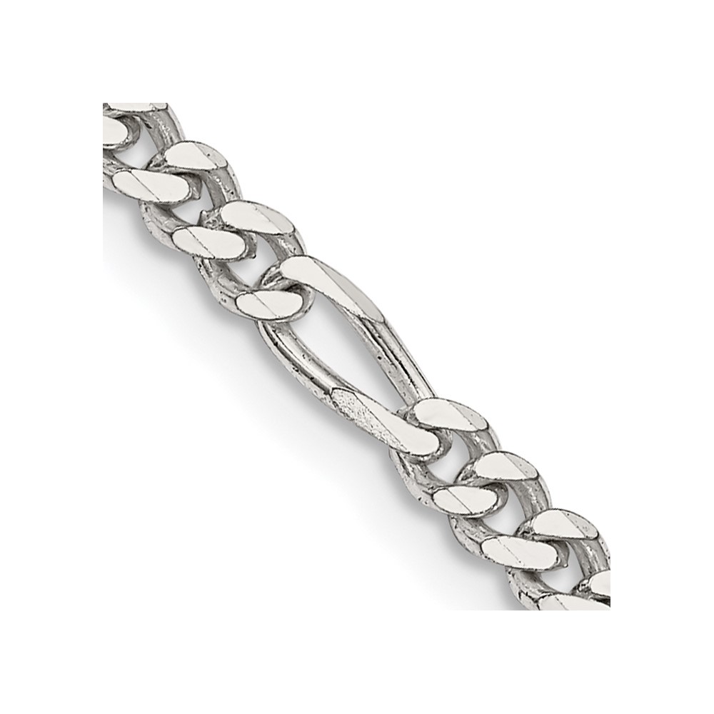 Sterling Silver 3.5mm Figaro Chain