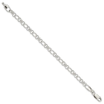 Sterling Silver Fancy Bracelet — alternate view