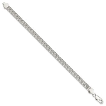 Sterling Silver 6mm Mesh Bracelet — alternate view
