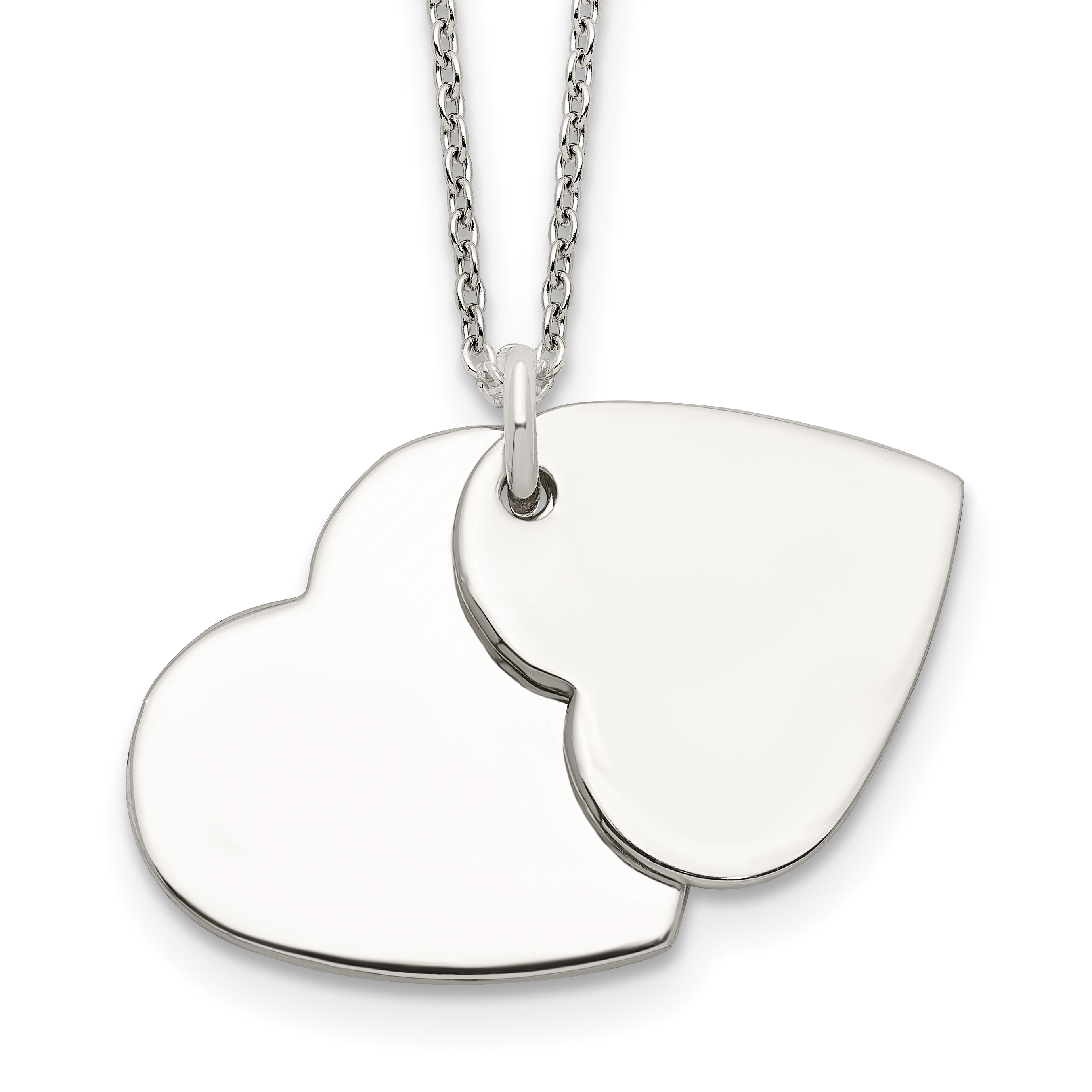 ☆ENGBROX☆ silver925 lovers heart pearl necklace EBNL24006S Personalized Planet Couples Sterling Silver Engraved