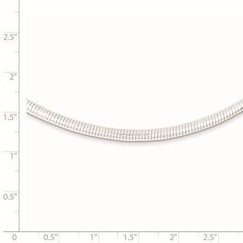 Sterling Silver Round 3.75mm Neckwire Necklace — alternate view