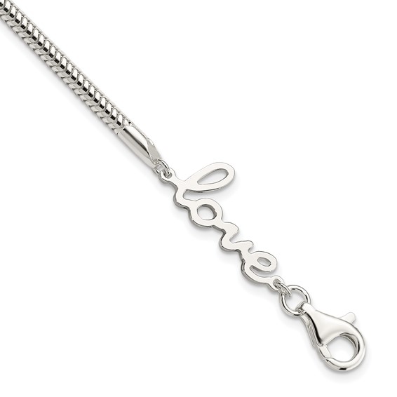 Image of Sterling Silver LOVE Bracelet